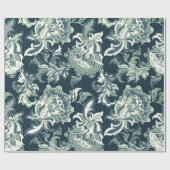 ヴィンテージ民族フローラのシームレスなパターン民俗学の  ラッピングペーパー (フラット)