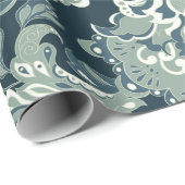 ヴィンテージ民族フローラのシームレスなパターン民俗学の  ラッピングペーパー (ロールコーナー)