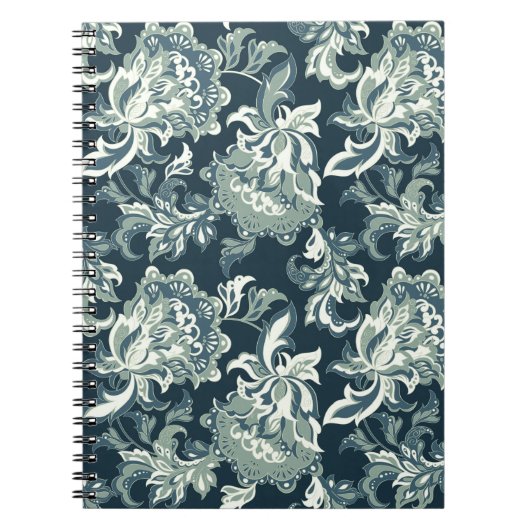 ヴィンテージ民族フローラシームレスパターン。 ノートブック (正面)