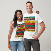 ヴィンテージ民族:シームレスな伝統的デザイン Tシャツ (ユニセックス)