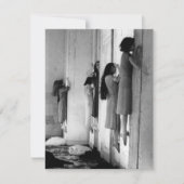 ヴィンテージ気味の悪い女性用はがき カード (正面)