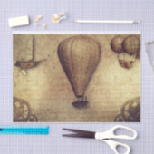 ヴィンテージ気球 薄葉紙 (クラフト)