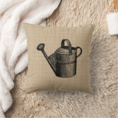 ヴィンテージ水やり缶枕 クッション (ブランケット)