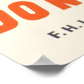 ヴィンテージ水を浪費しないWPAポスター ポスター (角)