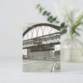 ヴィンテージ水上車写真 ポストカード (スタンド正面)