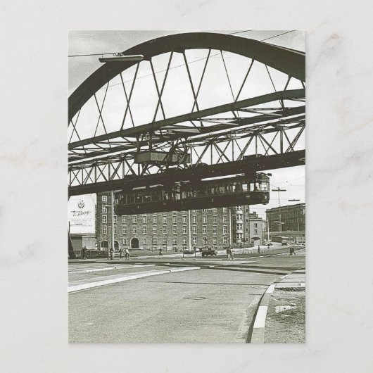 ヴィンテージ水上車写真 ポストカード (正面)