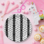 ヴィンテージ水上飛行機名前をカスタムする&カラー ペーパープレート (パーティー)