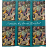 ヴィンテージ水中シーアネモネズバイエルンストハエッケル シャワーカーテン (正面)