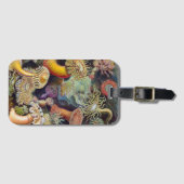 ヴィンテージ水中シーアネモネズバイエルンストハエッケル ラゲッジタグ (正面横)