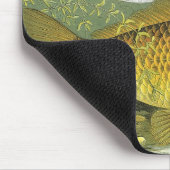 ヴィンテージ水中競技金魚コイ魚海洋海生物 マウスパッド (コーナー)