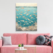 ヴィンテージ水中競技 キャンバスプリント (インサイチュ (リビング))