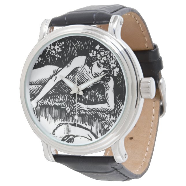 ヴィンテージ水仙アルダー 腕時計 (アングル)