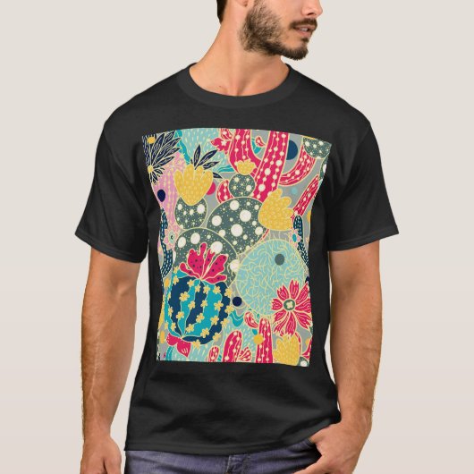 ヴィンテージ水彩かぼちゃの秋の模様 Tシャツ (正面)