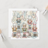 ヴィンテージ水彩のくるみ割り人形 カード (正面/裏面インサイチュ)