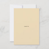 ヴィンテージ水彩イラスト  シャワーの中の女の子 招待状 (裏面)