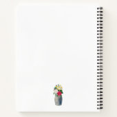 ヴィンテージ水彩キッチンファミリーレシピクックブック ノートブック (裏面)