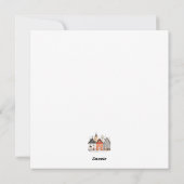 ヴィンテージ水彩クリスマスパーソナライズされた シーズンカード (裏面)