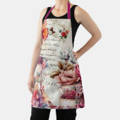 ヴィンテージ水彩コラージュ エプロン (インサイチュ)