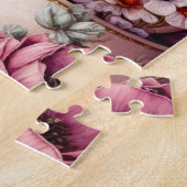 ヴィンテージ水彩コラージュ ジグソーパズル (側面)