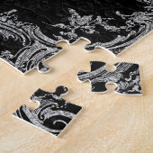 ヴィンテージ水彩ナイトフローラ泉 ジグソーパズル (側面)