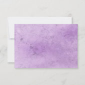 ヴィンテージ水彩ハートのウェディングレセプションカード 招待状 (裏面)