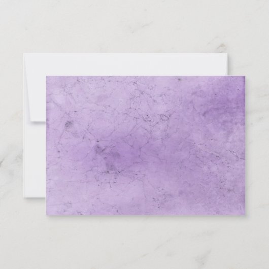 ヴィンテージ水彩ハートのウェディングレセプションカード 招待状 (裏面)