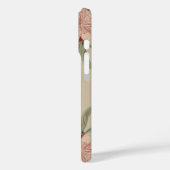 ヴィンテージ水彩ピンクフローラ パーソナライズされた Case-Mate iPhoneケース (裏面 / 左)