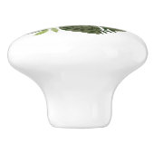 ヴィンテージ水彩ピンクローズセラミックプル セラミックノブ (側面)