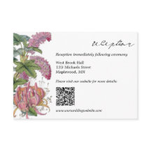 ヴィンテージ水彩フローラアー結婚ト