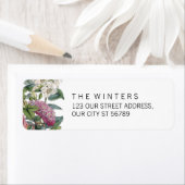 ヴィンテージ水彩フローラアー結婚ト ラベル (インサイチュ)