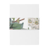 ヴィンテージ水彩フローラアー結婚ト 招待状ベリーバンド (裏面例)