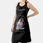 ヴィンテージ水彩フローラティーポットナショナルホットティー エプロン (インサイチュ)