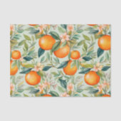 ヴィンテージ水彩ミカン 薄葉紙 (正面)