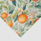 ヴィンテージ水彩ミカン 薄葉紙 (詳細)