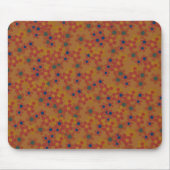 ヴィンテージ水彩ワイルドフラワーパターン マウスパッド (正面)