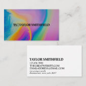 ヴィンテージ水彩伝統的名刺 名刺 (正面/裏面)