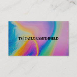 ヴィンテージ水彩伝統的名刺 名刺