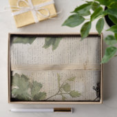 ヴィンテージ水彩天然野草 薄葉紙 (ギフト)