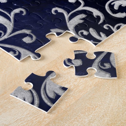 ヴィンテージ水彩天空ファンタジーフクロウ ジグソーパズル (側面)