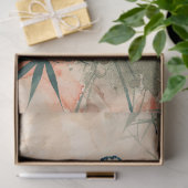 ヴィンテージ水彩孔雀 薄葉紙 (ギフト)