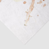 ヴィンテージ水彩孔雀 薄葉紙 (詳細)