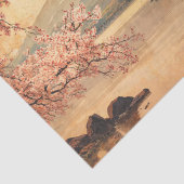 ヴィンテージ水彩山富士ランドスケープ 薄葉紙 (詳細)