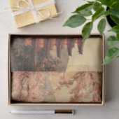 ヴィンテージ水彩山富士ランドスケープ 薄葉紙 (ギフト)