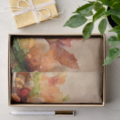 ヴィンテージ水彩感謝祭フェスティバル秋 薄葉紙 (ギフト)