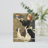 ヴィンテージ水彩感謝祭1905イラストレーション シーズンポストカード (スタンド正面)