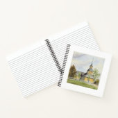 ヴィンテージ水彩教会 ノートブック (内部)