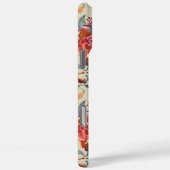ヴィンテージ水彩明るい赤紫色開花 Case-Mate iPhoneケース (裏面 / 右)
