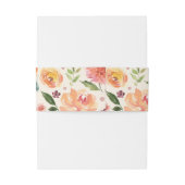 ヴィンテージ水彩秋開花秋の結婚式 招待状ベリーバンド (裏面例)