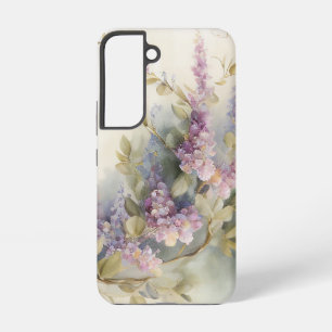 ヴィンテージ水彩紫藤 SAMSUNG GALAXY S22ケース