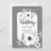 ヴィンテージ水彩結婚式招待状 招待状 (正面)